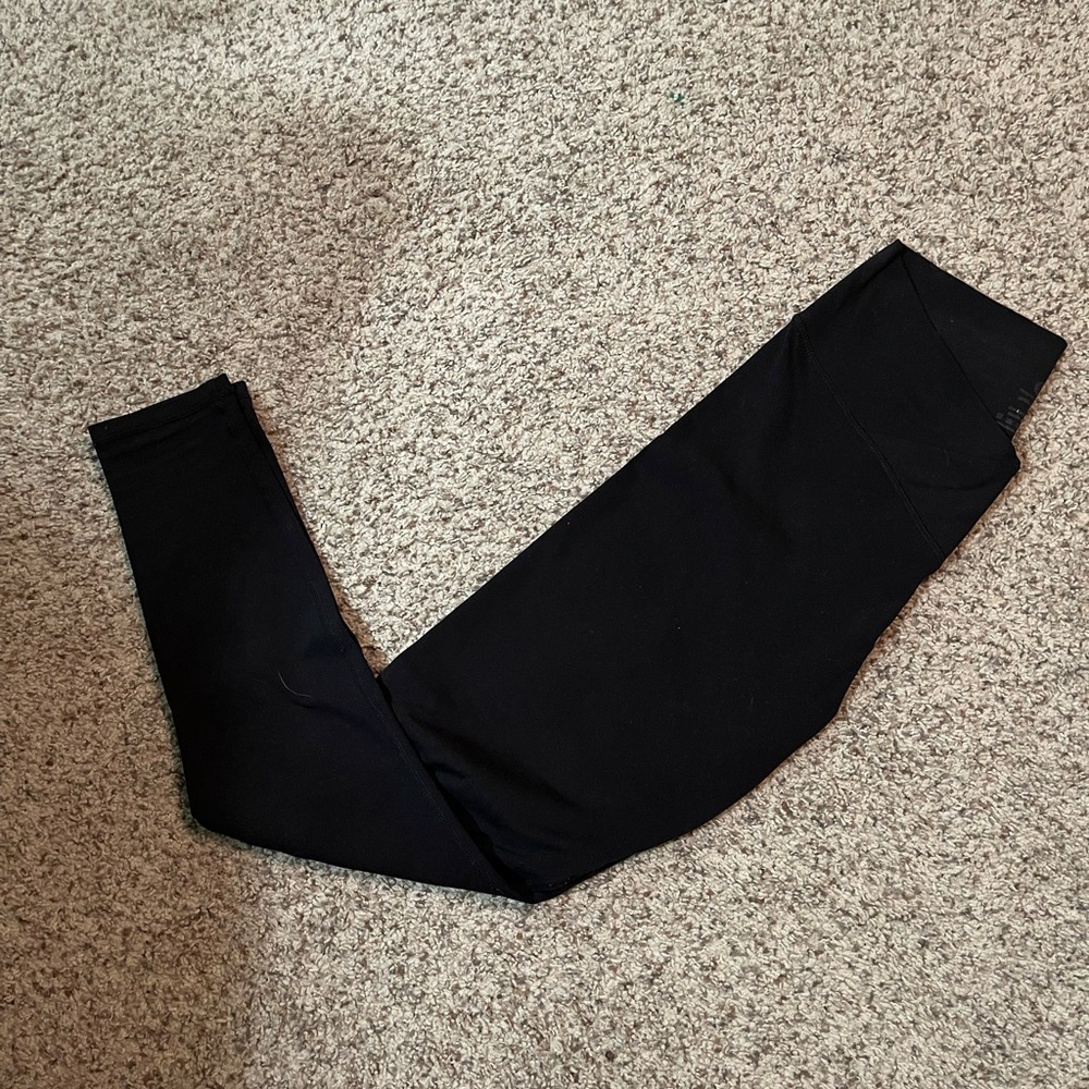Til You Collapse Effortless Vortex Black Leggings